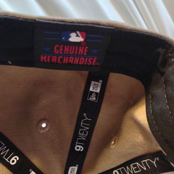 New Era 9Twenty Pittsburgh Pirates Dark Khaki Sliderback Hat - Picture 9 of 9